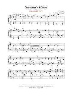 Servant's Heart - Faye Lopez Piano Solo (PDF download)