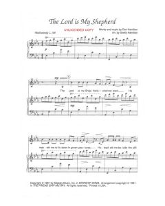 The Lord is My Shepherd - Children's Choral (PDF download)