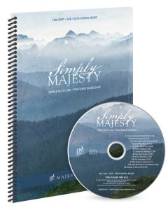 Simply Majesty Spiral Choral Book with CD