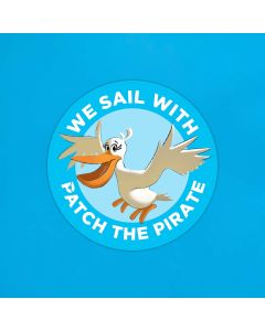 Stickers - We Sail With Patch The Pirate - Sissy