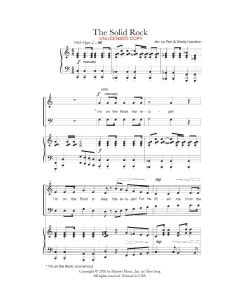 The Solid Rock - Choral Medley (PDF download)