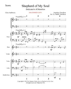 Shepherd of My Soul Choral Book Orchestration (PDF download)