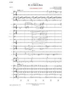 A Son Is Given Orchestration (PDF download)