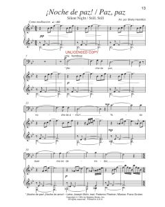 Noche de Paz/Paz, paz (Silent Night/Still, Still)