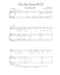 Keep Your Sunny Side Up - Children's Vocal (PDF download)