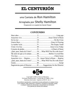 El centurion libro coral (The Centurion) 