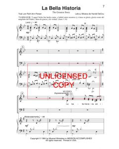 La bella historia sola cancion (The Greatest Story Single Song) 