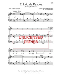 El lirio de Pascua (The Lily Still Blooms)