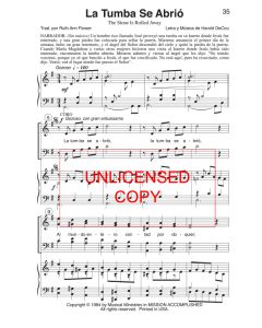 La tumba se abrio (The Stone is Rolled Away)  