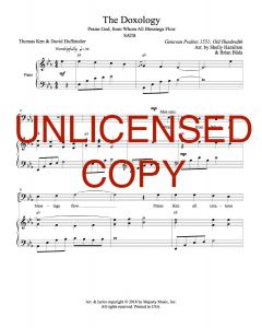 The Doxology Simply Majesty Version (PDF download)