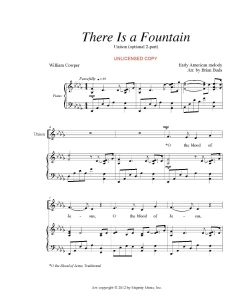 There Is a Fountain - Children's Choral (PDF download)