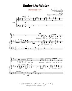 Under the Water - Children's Choral (PDF download)