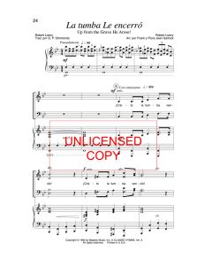 La tumba le encerro (Up From the Grave He Arose)