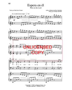 Espera en el (Wait On the Lord)