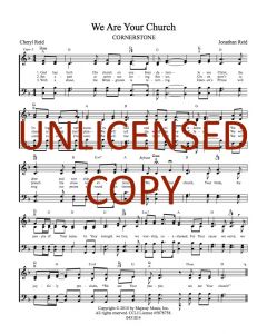 We Are Your Church - Hymn Style (PDF download)