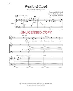 Wexford Carol - Single Song (PDF download)