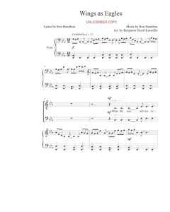 Wings As Eagles TTBB (PDF download)