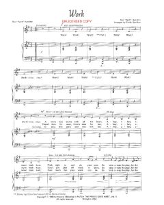 Work - Children's Choral (PDF download)