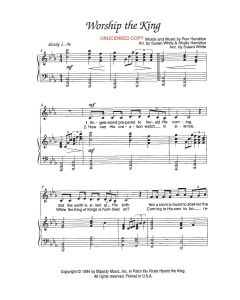 Worship the King - Children's Choral (PDF download)