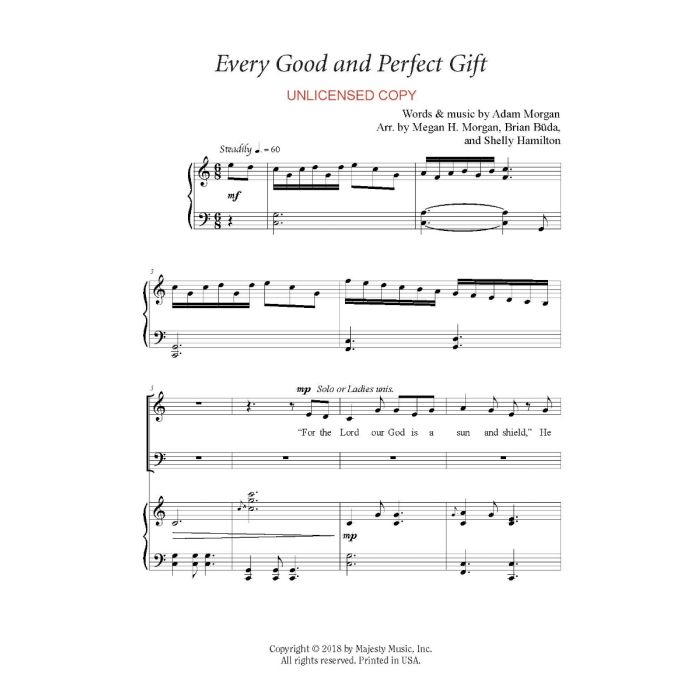 Every Good and Perfect Gift Octavo