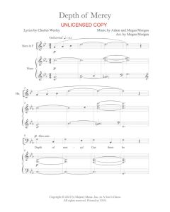 Depth of Mercy - Choral (PDF download)