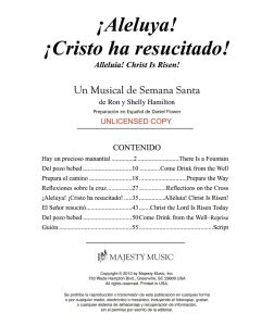 Aleluya! Cristo ha resucitado! libro coral (Alleluia! Christ Is Risen)