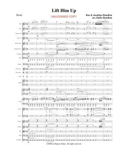 Lift Him Up Octavo Orchestration (PDF download)