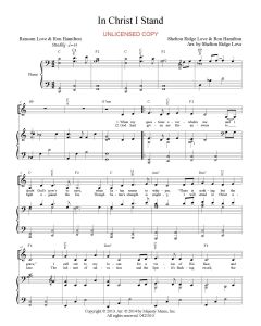 In Christ I Stand Piano/Vocal with Guitar (PDF download)