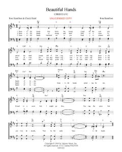 Beautiful Hands - Hymn Style (PDF download)