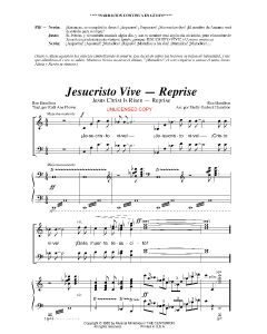 Jesuscristo vive - reprise - Jesus Christ Is Risen - Reprise (PDF download) 