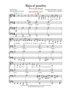 Baja al pesebre - Down to the Manger (PDF download)