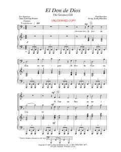 El Don de Dios - The Greatest Gift Single Song (PDF download)