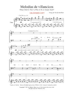 Melodias de villancicos - Carol Medley (PDF download)