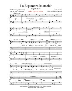 La Esperanza ha nacido - Hope is Born (PDF download)
