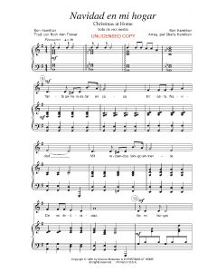 Navidad en mi hogar - Christmas At Home Song (PDF download)
