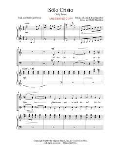 Solo Cristo - Only Jesus (PDF download)