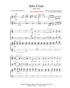 Solo Cristo - Only Jesus (PDF download)