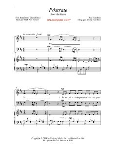 Postrate - Bow the Knee (PDF download)