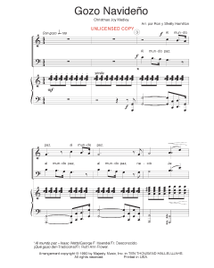 Gozo navideño - Christmas Joy Medley (PDF download)