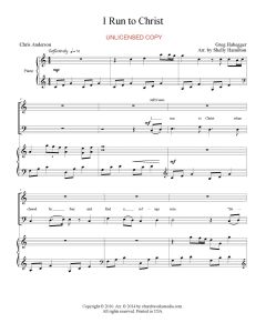 I Run to Christ - Choral (PDF download)