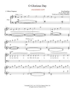 O Glorious Day - Piano Vocal (PDF download)