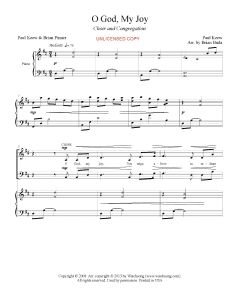 O God, My Joy - Choral w/ Congregation (PDF download)