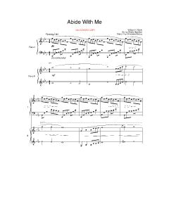 Abide With Me - Piano Duo (PDF download)