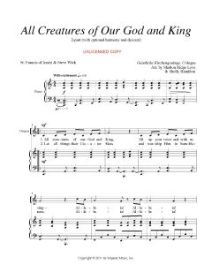 All Creatures of Our God and King - Children's Choral (PDF download)