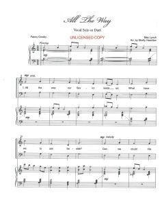 All the Way-Wedding Duet (PDF download)