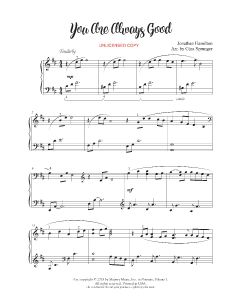 You Are Always Good - Gina Sprunger Piano Solo (PDF download)