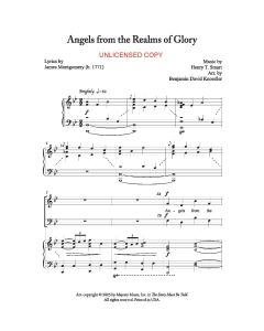 Angels From the Realms of Glory - Piano/Vocal (PDF download)