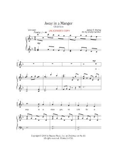 Away in a Manger - Children's Solo (PDF download)