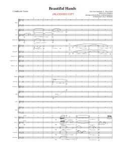 Beautiful Hands Orchestration (PDF download)