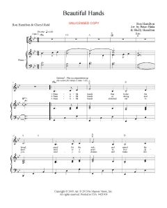 Beautiful Hands Vocal Solo (PDF download)